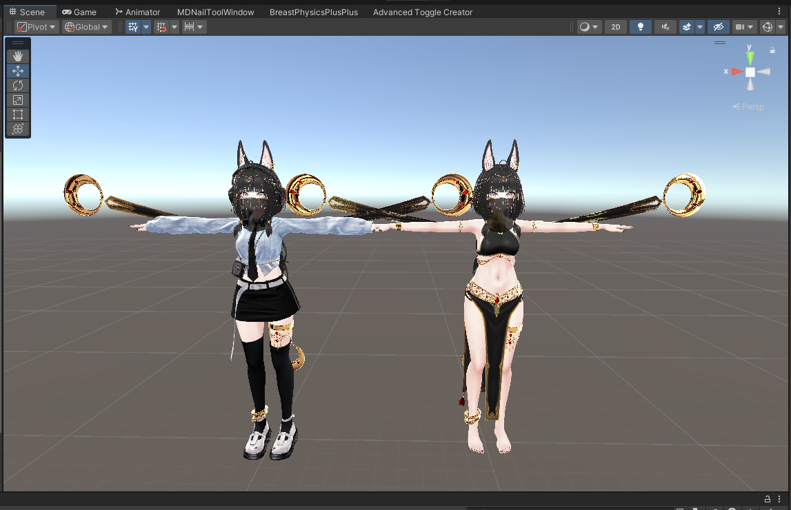 VRChat 頭像服裝修改委託範例 2 (Avatar Commission Portfolio)