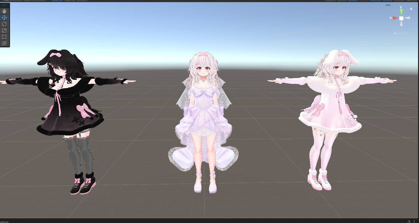 VRChat 頭像服裝修改委託範例 4 (Avatar Commission Portfolio)